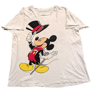 80s / 90s Mickey Mouse Top Hat T shirt